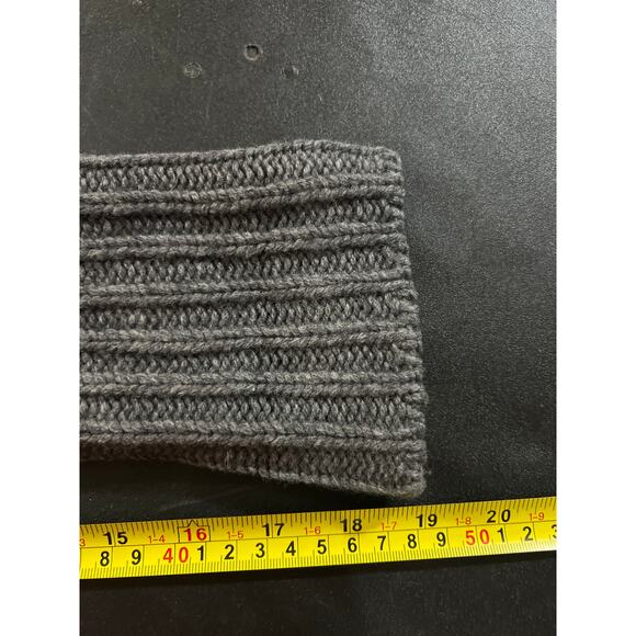 Joie Wool Yak Faux Fur Cozy Sweater Open Cardigan Gray Size Small - Picture 6 of 6